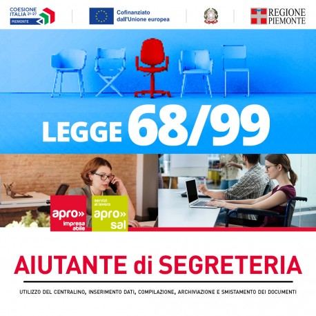 Formazione al lavoro - Aiutante di Segreteria