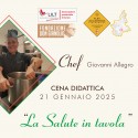 21/01/2025 Cena didattica con Chef Giovanni Allegro "LA SALUTE IN TAVOLA"