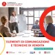 ELEMENTI DI COMUNICAZIONE E TECNICHE DI VENDITA