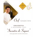 04/11/2025 Cena didattica con Chef Giampiero Vento "Incontro di Sapori"