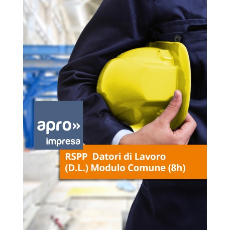 RSPP  Datori di Lavoro (D.L.) Modulo Comune (8 h)