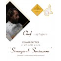 03/03/2026 Cena didattica con Chef Luigi Taglienti "Sinergie di Sensazioni"