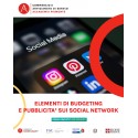 ELEMENTI DI BUDGETING E PUBBLICITA' SOCIAL NETWORK