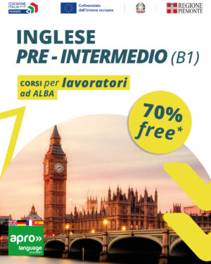 LINGUA INGLESE - Livello PRE-INTERMEDIO