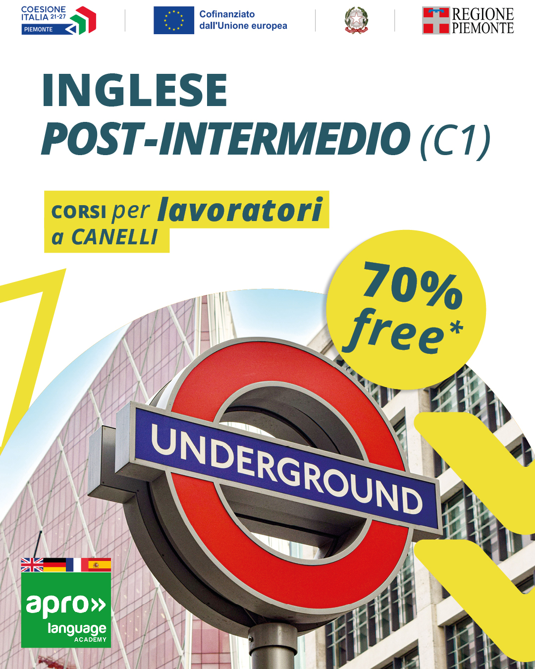 LINGUA INGLESE - Livello POST-INTERMEDIO