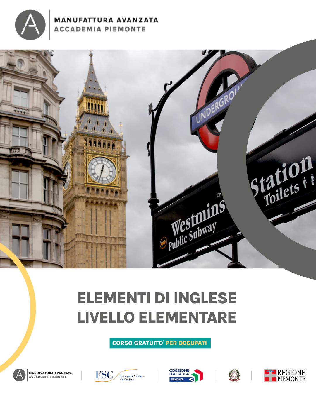 ELEMENTI DI INGLESE LIVELLO ELEMENTARE