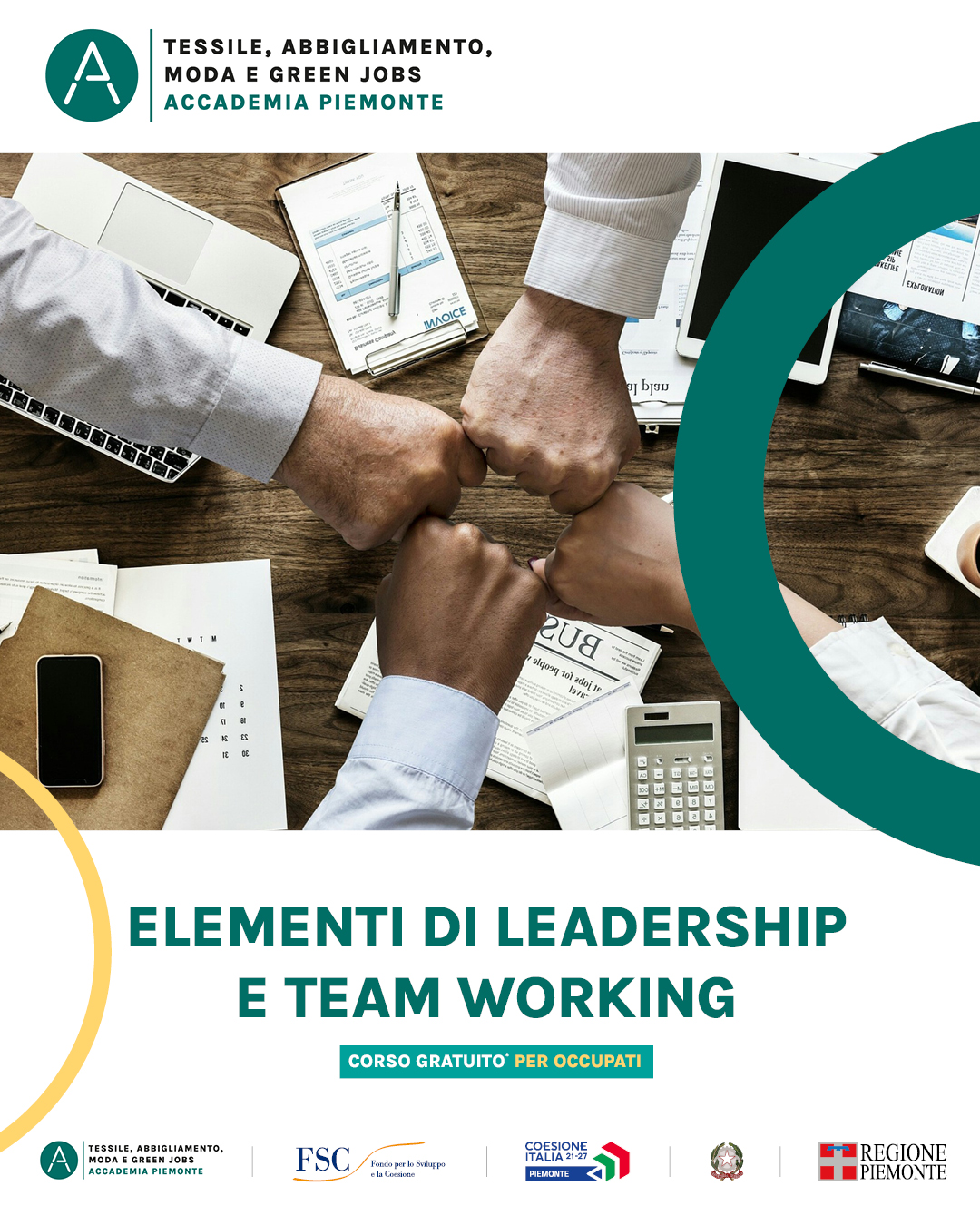 ELEMENTI DI LEADERSHIP E TEAM WORKING