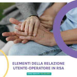 ELEMENTI RELAZIONE UTENTE OPERATORE IN RSA