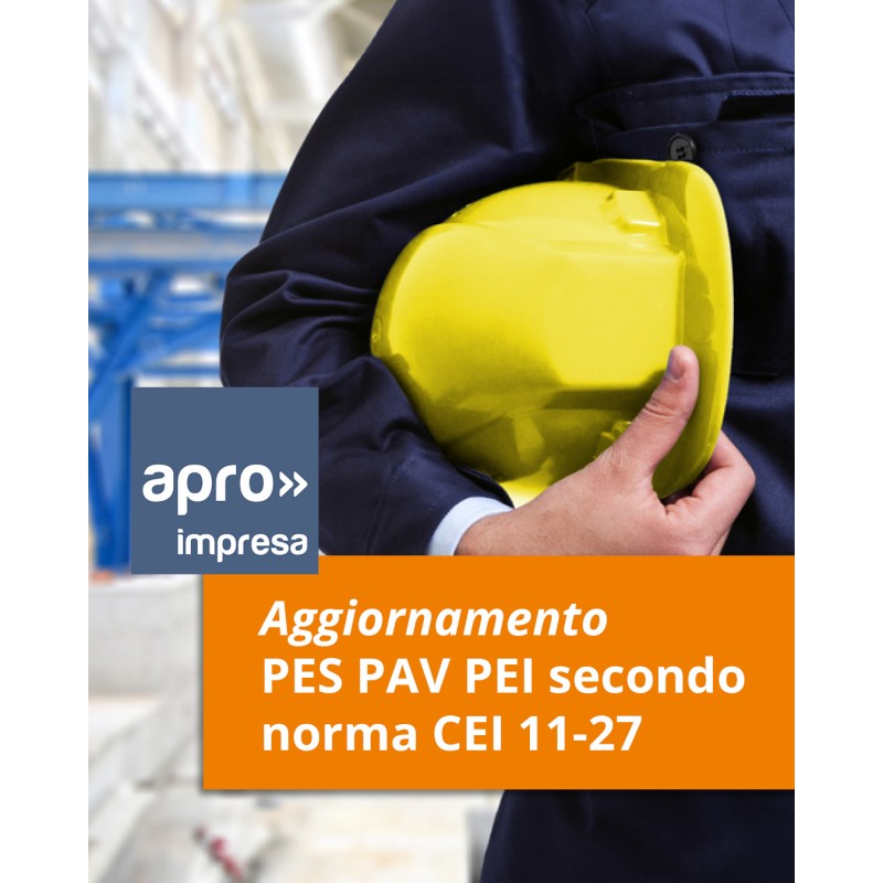 AGGIORNAMENTO PES PAV PEI secondo norma CEI 11-27