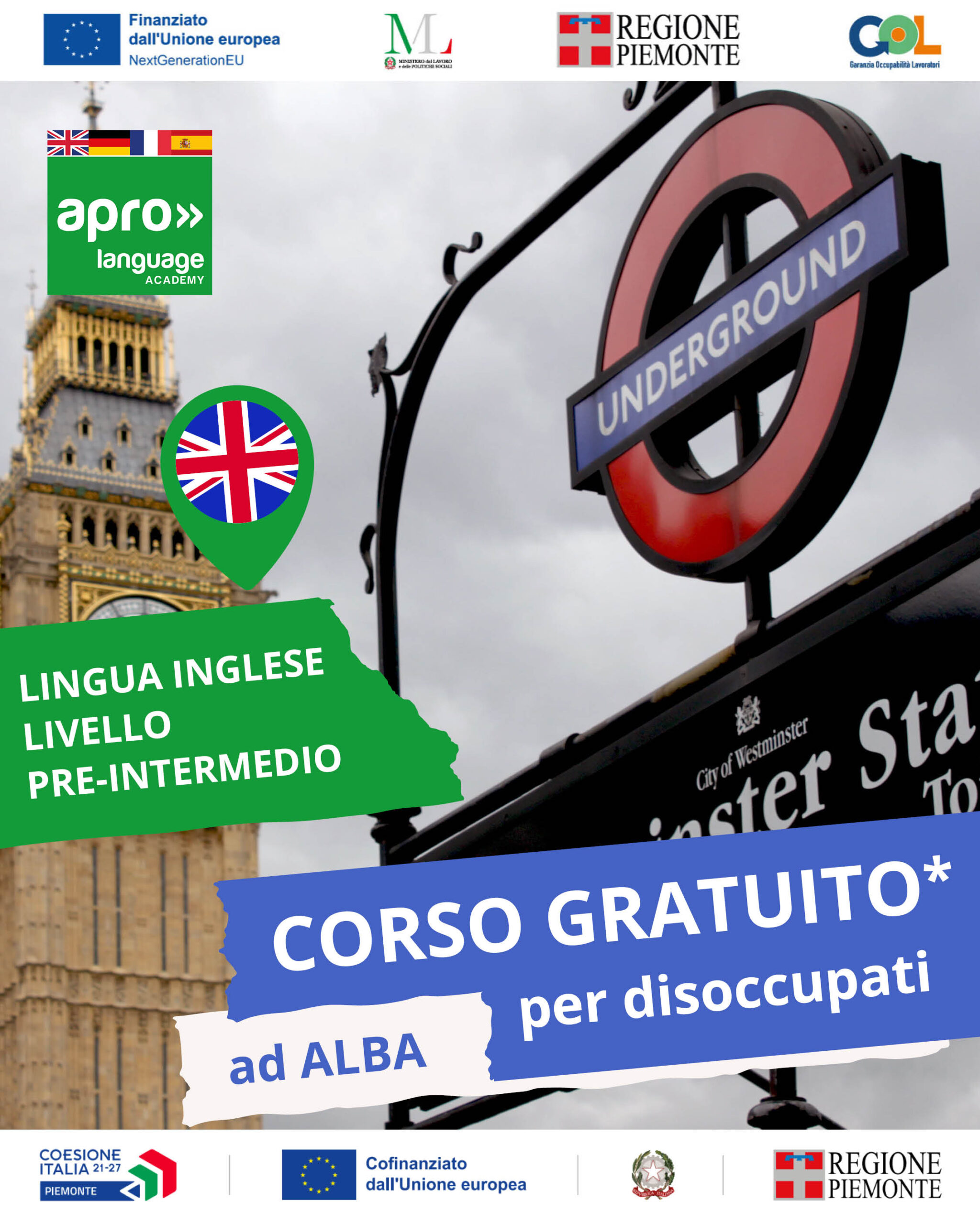 LINGUA INGLESE - LIVELLO PRE INTERMEDIO